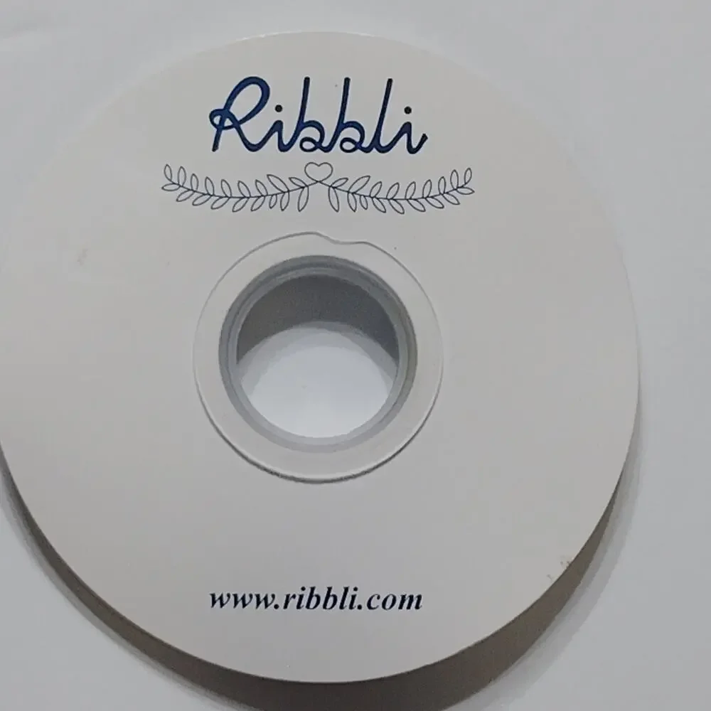 Ribbli Dusty Blue Velvet Ribbon 3/8